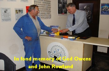In fond memory of John Rowland — the PTS trade counter in Oldham