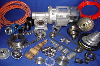 Bearings, belts, chain and power transmission components